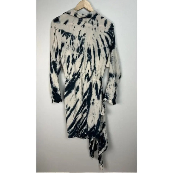 Young Fabulous Broke Raine Tie Dye Wrap Dress Size Large Rayon Women’s - Picture 2 of 7